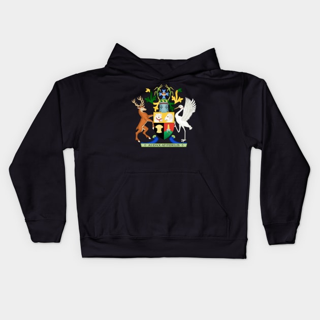 Queensland Kids Hoodie by Wickedcartoons